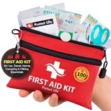 Protect Life Survival First Aid Kit for Home/Business, Camping Survival Kits | Mini Travel First Aid Kit | Camping Equipment | Small Kits for Car | Outdoor Emergency Survivals Pack – 100pcs