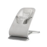 Ergobaby 3-in-1 Evolve Bouncer Mesh, Sdraietta ergonomica per neonati dalla nascita ai più piccoli, Altalena traspirante con inserto per neonati (2,5 kg – 13,2 kg), Light Grey