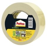 Pattex 25000 Biadesivo Telato, Forte, Universale, Per Numerosi Utilizzi Domestici e Fai da Te, 50mmx25m