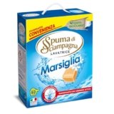 Spuma di Sciampagna – Detersivo Lavatrice Polvere Profumo di Marsiglia, Formula Concentrata Efficace Contro lo Sporco, Igienizzante con Ossigeno Attivo – 4140 g – 92 Lavaggi