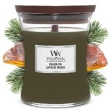 WoodWick Hourglass Candela Profumata Media | Fraser Fir | Con Stoppino Scoppiettante | Fino a 60 Ore