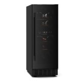 Klarstein Velaire Cantinetta per Vino Doppia Temperatura – 17 Bottiglie, 2 Zone 5-22°C, LED, Touch, Incasso o Libera Installazione, Cantina Frigo per Vino