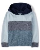 The Children’s Place,Baby Boys,and Toddler Shirt with Hood,Cadet Colorblock,6 Months,9 Months