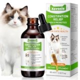 Rilassante Per La Stitichezza Dei Gatti, 60 Ml Promuove Un Intestino Sano, Sollievo Delicato Dalla Stitichezza Per I Gatti, Migliora La Qualità Delle Feci, Sostiene La Salute Dell’Apparato Digerente
