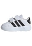 adidas Unisex – Bimbi 0-24 Grand Court 2.0 Shoes Kids, Cloud White / Core Black / Cloud White, 26 EU