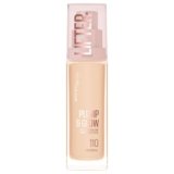 Maybelline New York Fondotinta Illuminante, Per Tutti i Tipi di Pelle, Pelle Rimpolpata e Radiosa, Finish Naturale, Con Acido Ialuronico e Niacinamide, Lifter Plump and Glow, Tonalità: 102, 30 ml