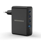 DEESOOCO Caricabatterie USB C, Caricabatterie Rapido da 100 W a 4 Porte, Adattatore di Alimentazione PD 3.0, Alimentatore USB per MacBook Pro/Air, iPhone 17/16/15 Pro Max, iPad, Galaxy S25 S24 S23