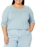 Women’s Cooling Long Sleeve T-Shirt, Fog Blue, 2X