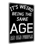 Carastora Vintage Humor Wall Sign – Metal Tin Plaque for Man Cave, Pub, Bar or Bedroom Decor, Sarcastic Gift for Dad, Brother, Colleague, 8×12 Inches