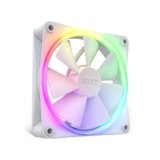 NZXT F120 RGB Fans – RF-R12SF-W1 – Personalizzazione avanzata dell’illuminazione RGB – Raffreddamento silenzioso – Singola (Controller RICHIESTO, NON INCLUSO) – Ventola da 120mm Bianco