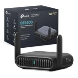 TP-Link TL-WR3602BE Router WiFi 7 Portatile BE3600 Dual Band, 2.5G + Gigabit, VPN/WireGuard, Type-C, Modalità Hotspot/AP/Extender/Client, Alimentabile da Power Bank, 2 Antenne, Casa/Viaggio
