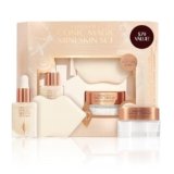 Charlotte Tilbury Iconic Magic Mini Skin Care Set – Travel Size Skincare Set with Magic Serum & Cream and Limited Edition Gua Sha – Infuses Skin with Hydration for a Youthful-Looking Glow