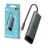 TP-Link UH7020C Hub USB C 7 in 1, 1 HDMI 4K@60Hz, SD e MicroSD, 1 PD 100W, 1 Porta USB-C, 2 Porte USB-A, USB3.0, 5 Gbps SuperSpeed, Win11/10/8.1/8/7, Mac OS, Linux OS, iOS, Android, Chrome OS