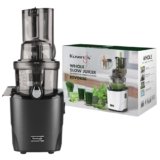 kuvings Estrattore | REVO830 | Spremiagrumi lento | Doppia apertura di riempimento | sistema di taglio automatico | Include set di filtri per frullati e sorbetti Nero opaco_KSP-2478CE