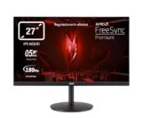acer Nitro XV271UM3bmiiprfx, Monitor Gaming PC 27″, Display IPS WQHD, 180 Hz, 0,5 ms, FreeSync Premium, HDMI 2.0, DP 1.2, ZeroFrame, Speaker Integrati, Regolazione in altezza, Cavi DP, HDMI Inclusi
