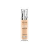 L’Oréal Paris Fondotinta Liquido, Incarnato Uniforme e Illuminato, Finish Naturale, Per Tutti i Tipi di Pelle, Formula con Acido Ialuronico, Accord Parfait, Tonalità: 3D/W Golden Beige