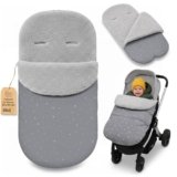 Sacco passeggino invernale nanna 90×45 cm – coprigambe universale neonato termico per cybex yoyo e altri passeggini perfetto per ragazzi e ragazze Boucle certificato Oeko-Tex Galassia