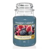 Yankee Candle Candela profumata in giara grande | Delizia al gelso e ai fichi | Durata Fino a 150 Ore | Regali per donne