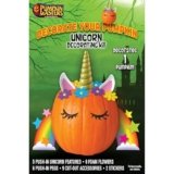 Pumpkin Masters Unicorn Decorating Kit – No-Carve Magical Pumpkin Creation Set with Horn, Ears, Flowers & Accessories