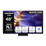 Samsung Smart TV 48” QE48S94FAEXZT OLED 4K, NQ4 AI Gen3 Processor, 4K AI Upscaling Pro, Motion Xcelerator 144Hz, Dolby Atmos & OTS Lite, LaserSlim Design, 2026