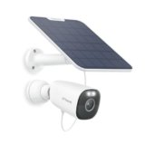 Reolink 4K Telecamera WiFi Esterno Senza Fili, 8MP Telecamera Batteria/Solare con Visione Notturna a Colori, Rilevamento Smart, Allarme, Impermeabile, microSD/Cloud, Argus Eco Ultra+Pannello Solare