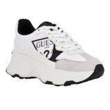 Guess Women’s Calebb4 Sneaker, White/Black 144, 7.5