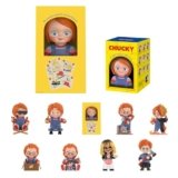 POP MART Chucky Franchise Series Blind Box Figures, Collectible Toys Spooky Home Decorations, Holiday for Girls and Boys, Single Box
