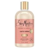 SheaMoisture Curl and Shine Coconut Shampoo Coconut & Hibiscus for Curly Hair Paraben Free Shampoo 13 oz