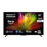 Panasonic Premium TV-55Z80BEZ, Serie Z80B, 55 Pollici, Smart TV 4K Ultra HD OLED, 2025, Fire TV, Dolby Vision e Atmos, Modalità Game Extreme, Supporto Alexa e Apple, Bluetooth, Nero
