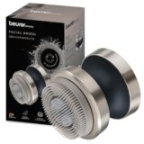 Beurer FC 59 Dual Spazzola Viso Rotante per una Pulizia Profonda dei Pori, 3 Accessori Spazzola, 2 livelli di intensità, Impermeabile, Batteria Ricaricabile, adatto a tutti i tipi di pelle