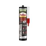 Pattex Sigillante Polimerico SP101, Sigilla e Incolla, Multimateriale, Elevate Prestazioni, Aderisce su Superfici Umide, Resiste ai Raggi UV e Intemperie, Sigillante Marrone, Cartuccia da 280 ml
