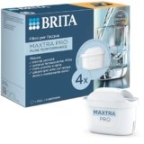 BRITA Filtro acqua rubinetto MAXTRA PRO Pure Performance (ex All-in-1) confezione da 4 filtri – Riduce cloro, calcare, PFAS e metalli, filtro originale compatibile con caraffa acqua filtrante BRITA