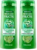Garnier Fructis Shampoo Purificante, Per Capelli Grassi, Con Acido Salicilico ed Estratto di Cetriolo, Cucumber Fresh, 250 ml (Confezione da 2)