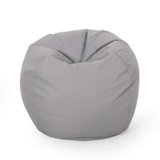 Christopher Knight Home 313639 Bean Bag, Light Gray Small