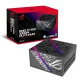 ASUS ROG Strix 1000P Gaming, Alimentatore Modulare per PC, 1000W di Potenza, PCle Gen 5.0, 80 Plus Platinum, Standard ATX 3.1, Ventola con Doppio Cuscinetto a Sfera, Nero, ROG-STRIX-1000P-GAMING