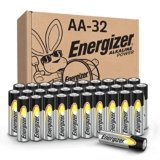 Energizer AA Batteries Alkaline Power, 32 Count Alkaline Double A Battery Pack