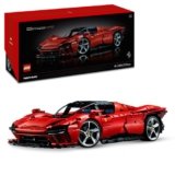 LEGO Technic Ferrari Daytona SP3, Set Modello di Auto da Costruire, Supercar Rossa in Scala 1:8, Kit Modellismo per Adulti da Collezione, Idea Regalo Uomo o Donna, Serie Ultimate Cars Concept 42143