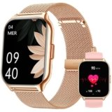 ZOSKVEE Smartwatch Uomo Donna, Effettua/Rispondi alle Chiamate, 2.0″ Fitness Orologio, 100+ Modalità Sportive, Monitoraggio SpO2/Sonno/Pressione Sanguigna/Frequenza Cardiaca, Compatibile iOS/Android