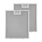 Klarstein Filtro per il Grasso in Alluminio 27,1 x 31,8 cm Filtro di Ricambio 2 Pezzi Accessori