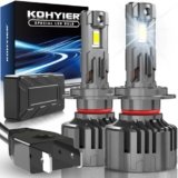 KOHYIER Lampadina LED H7, 40000LM 180W 800% Ultra Luminosa, 6500K Bianco 12V 24V Plug & Play Lampadine H7 LED, Confezione da 2