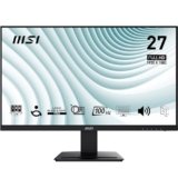 MSI PRO MP273A Monitor 27″ Full HD – Pannello IPS 1920 x 1080, 100 Hz, Schermo a bassa emissione di luce blu, Montaggio VESA, Altoparlanti integrati, Supporto Display Kit – HDMI 1.4, DP 1.2a, D-Sub