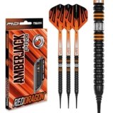 RED DRAGON Amberjack PRO 1 Softip da 18 Grammi Set di Freccette in tungsteno Premium con Alette e steli