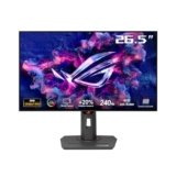 ASUS ROG Strix OLED XG27AQDMG Monitor Gaming WOLED da 27” pollici (26,5), 1440p e 240 Hz, Tempo di Risposta 0,03 ms, Anti-sfarfallio e OLED Care, G-SYNC, 99% DCI-P3, DisplayWidget Center, Nero