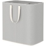 Lifewit Cesto Portabiancheria, Grande Cesta Portabiancheria Pieghevole con Manici Allungati, Portabiancheria Sporca, Laundry Basket per Vestiti, Asciugamani, Coperte, Grigio, 105 L