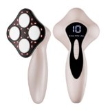 Massaggiatore Anticellulite Professionale, 3 in 1 Massaggiatore Anticellulite Elettrico Unisex per Vita, Pancia, Braccia, Glutei e Gambe (Oro Rosa)