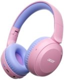 acer Kids Bluetooth Headphones, 85/94dB Volume Limiter, Foldable Wireless Over-Ear Headphones for iPad, Travel, 60H Playtime, Bluetooth 6.0, Built-in Mic, Pink Purple