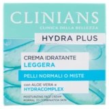 CLINIANS | Hydra Plus Crema Viso Idratante Leggera, Dermatologicamente Testato, Made in Italy, 50 ml