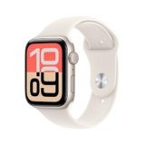 Apple Watch SE 3 GPS, Cassa 44 mm in alluminio galassia con Cinturino Sport galassia – S/M