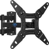 Supporto TV Parete, Staffa TV per LCD/LED da 13 a 42 pollici – Supporto TV Monitor Universale Orientare Inclinare Ruotare – Estendibile 368mm – Sostiene fino a 20kg – Max VESA 200x200mm