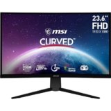 MSI G2422C Monitor Gaming 23,6″ FHD – Pannello VA (1920×1080) 1500R, 180Hz / 1ms, Adaptive Sync – DP 1.2a, HDMI 2.0b CEC